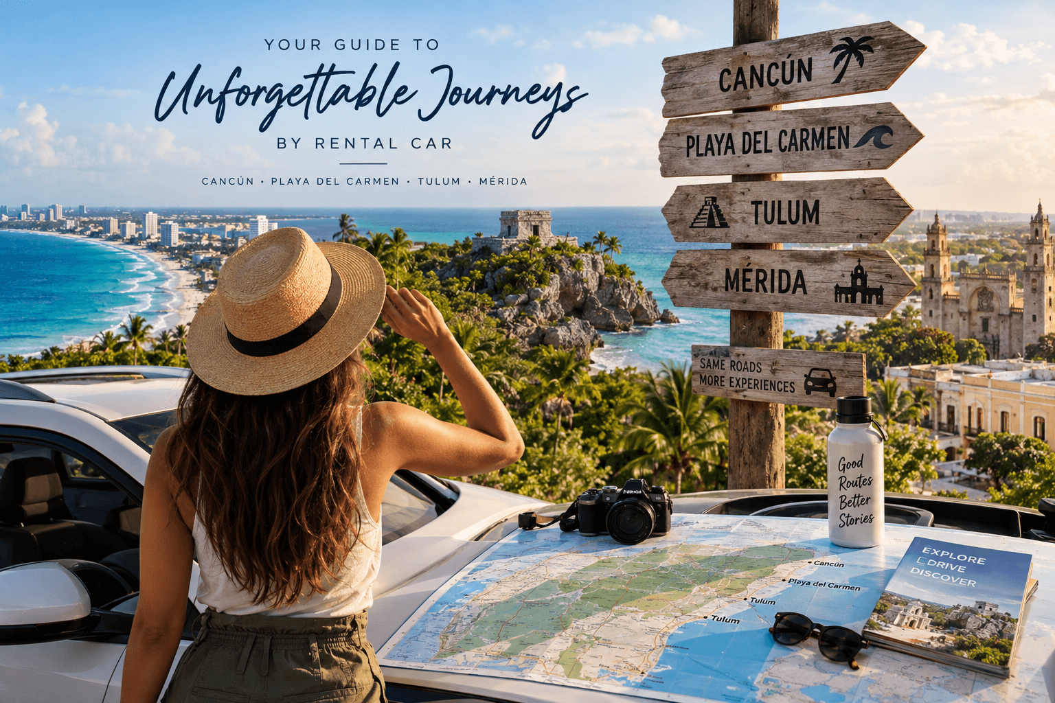 Ultimate Mexico Road Trip Guide: Drive Through Cancun, Playa del Carmen, Tulum & Mérida